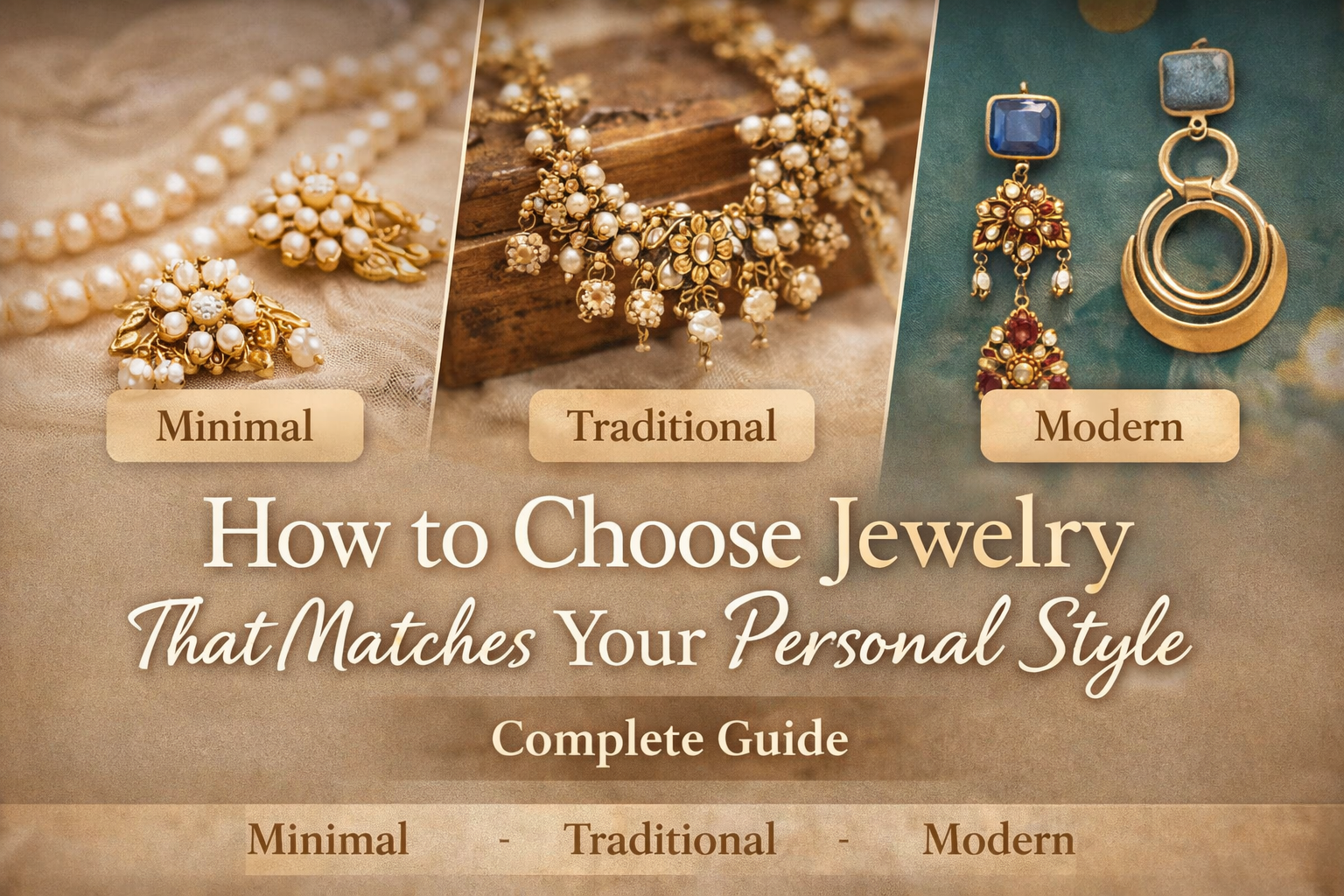 How to Choose Jewelry That Matches Your Personal Style