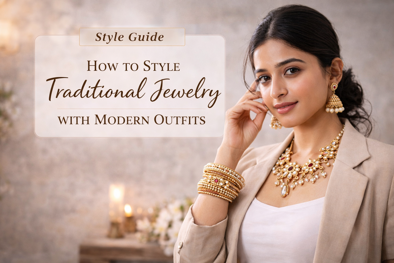 How to Style Traditional Jewelry with Modern Outfits