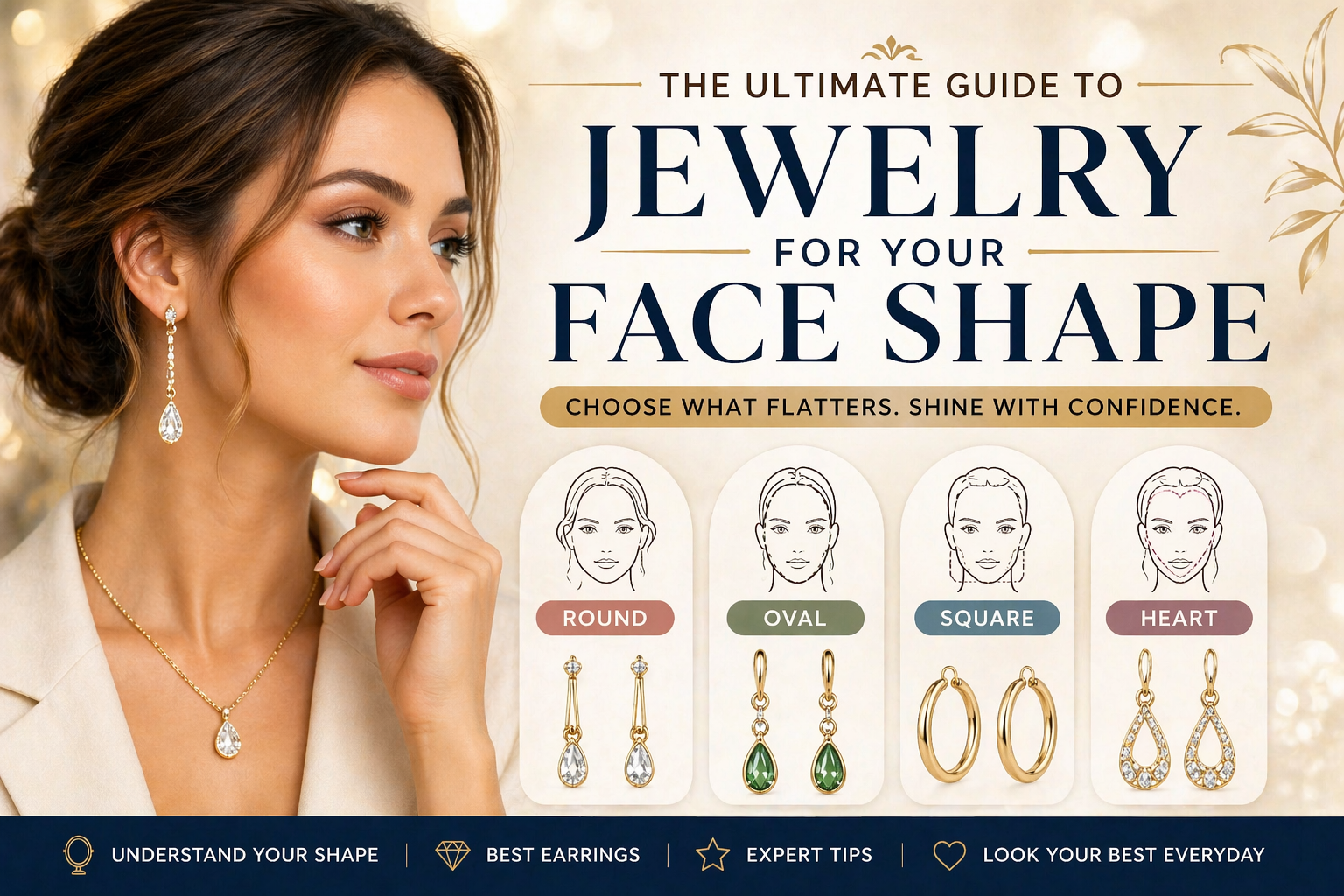 How to Choose Jewelry for Your Face Shape: A Simple Styling Guide