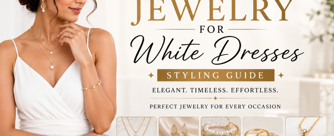 Best Jewelry for White Dresses: Elegant Styling Ideas for Every Occasion