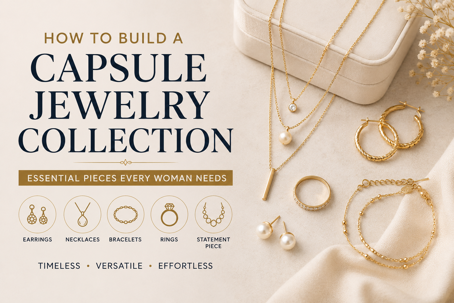 How to Build a Capsule Jewelry Collection: Essential Pieces Every Woman Needs 1 How to Build a Capsule Jewelry Collection: Essential Pieces Every Woman Needs